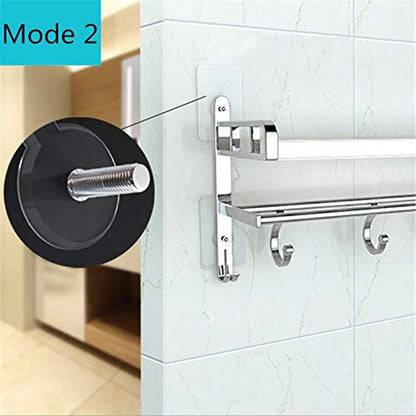 MAPPERZ Wall Mounted Hook for Hanging Self Adhesive Hook for Clothes Hanging