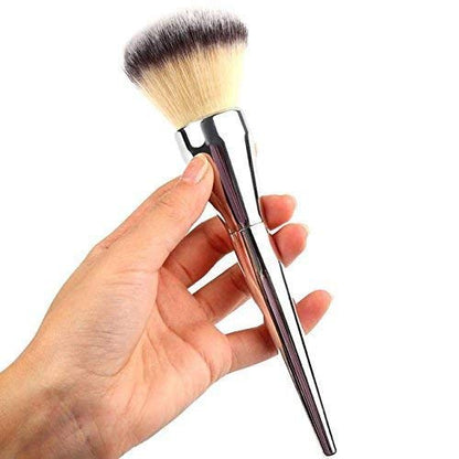 MAPPERZ 1 Pc Cosmetic Soft Bristle Makeup Face Blush Powder Makeup Powder Tool - Silver
