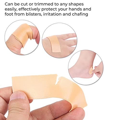 MAPPERZ 1 roll Foot Waterproof Heel Sticker Foam Tape, Multi-Purpose Anti-Slip Foot Care Sticker, Shoes Insoles Insert Sticker for Prevention and Healing