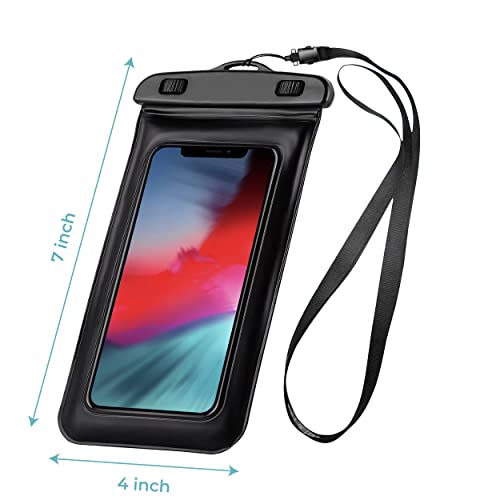 MAPPERZ Plastic Universal Waterproof Phone Cellphone Pouch Cellphone Dry Bag Case For Iphone, Samsung, Pixel, Mi, Moto Up To 7.0 Inch (Multicolor)(Pack Of 1)