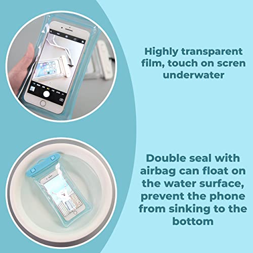 MAPPERZ Plastic Universal Waterproof Phone Cellphone Pouch Cellphone Dry Bag Case For Iphone, Samsung, Pixel, Mi, Moto Up To 7.0 Inch (Multicolor)(Pack Of 1)