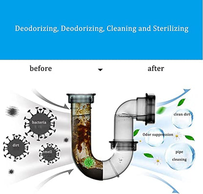 MAPPERZ Drain Foam Cleaner, Liquid Hair Drain Clog Remover & Cleaner, Pipe Dredge Deodorant Foam Cleaner, Quick Foaming Toilet Cleaner, Clog Remover for Kitchen Drain, Sinks, Tubs, Pack Of 1