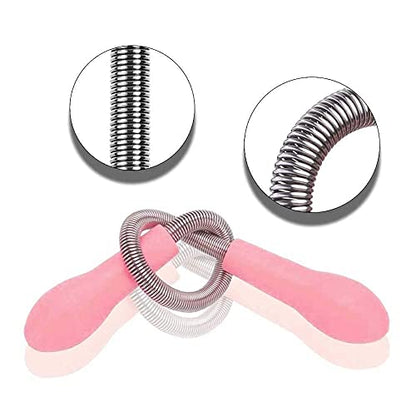 MAPPERZ Women's Face Hair Removal Spring Epilator Face Threading Natural Beauty Tool Stick/Upper Lip Cheek Chin Moustache Sideburns Neck Beauty Tool (Pack 2)