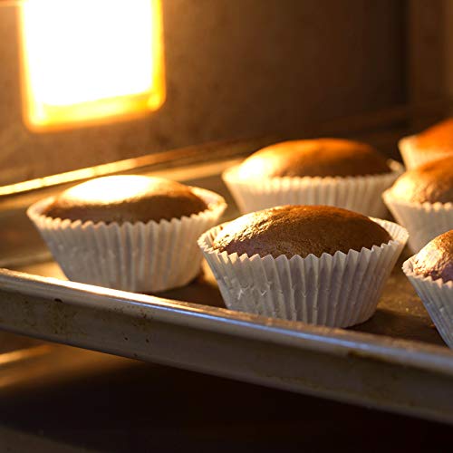 MAPPERZ Standard Muffin Baking Cupcake Mould Liners, No Smell Odorless, Food Grade & Greaseproof Baking Cups Paper, Unbleached Paper, for Wedding, Birthday, Baby Shower, Random Color, Pack of 25