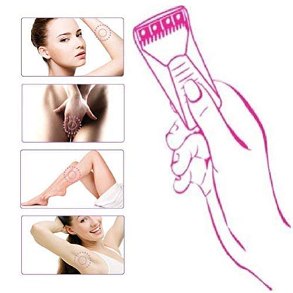 MAPPERZ Body Razor | body razor women | Disposable MAX Body & Bikini Shaving Razor For Women (6 Pcs Blade) Platinum Blade (6)