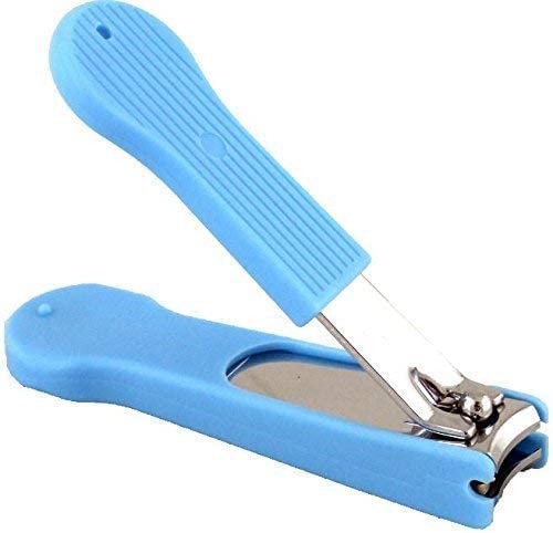 MAPPERZ Nail Cutter Clipper Stainless Steel Nail Trimmer With Plastic Cover for Men/Women (Multicolor, Pack Of 1)