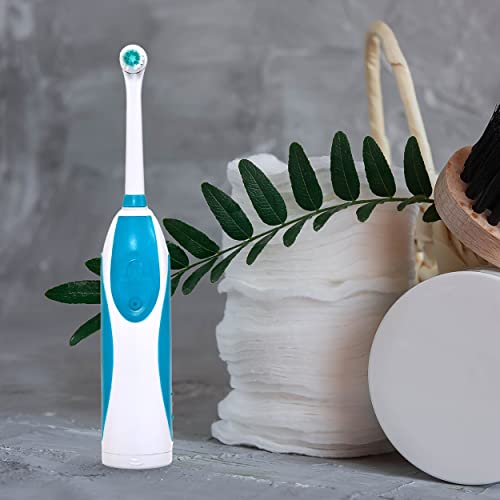 MAPPERZ Ultra Whitening Protective Expert Clean Rotate Electric Toothbrush With 1 Extra Brush Head for Adults & Kids, Soft Bristle for Deep Clean, AA Battery Powered(not Included), 1Pc