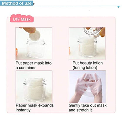 Mapperz Compressed Facial Coin Face Mask Compressed Facial Whitening Tablet Face Mask Women and Girls (Pack of 10)