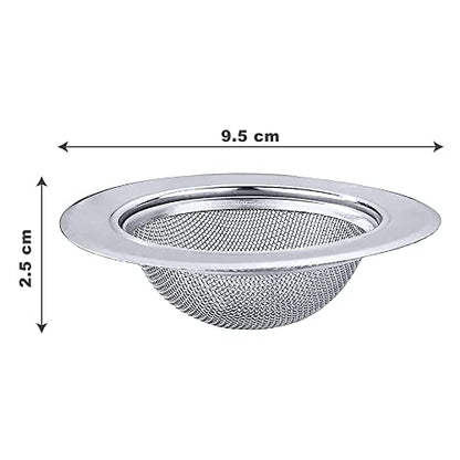 MAPPERZ Non Stick Stainless Steel Sink Strainer Kitchen Drain Basin Basket Filter Stopper Drainer/Jali (1)