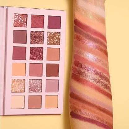 Mapperz Professional Nude Eyeshadow Palette 18 New Color Ingredients with silky Shine for