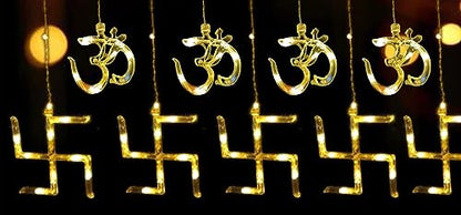 MAPPERZ Led Serial String Lights for Home Decore Copper Wire 12 Stars 138 led Lights for Birthday Festive Decore