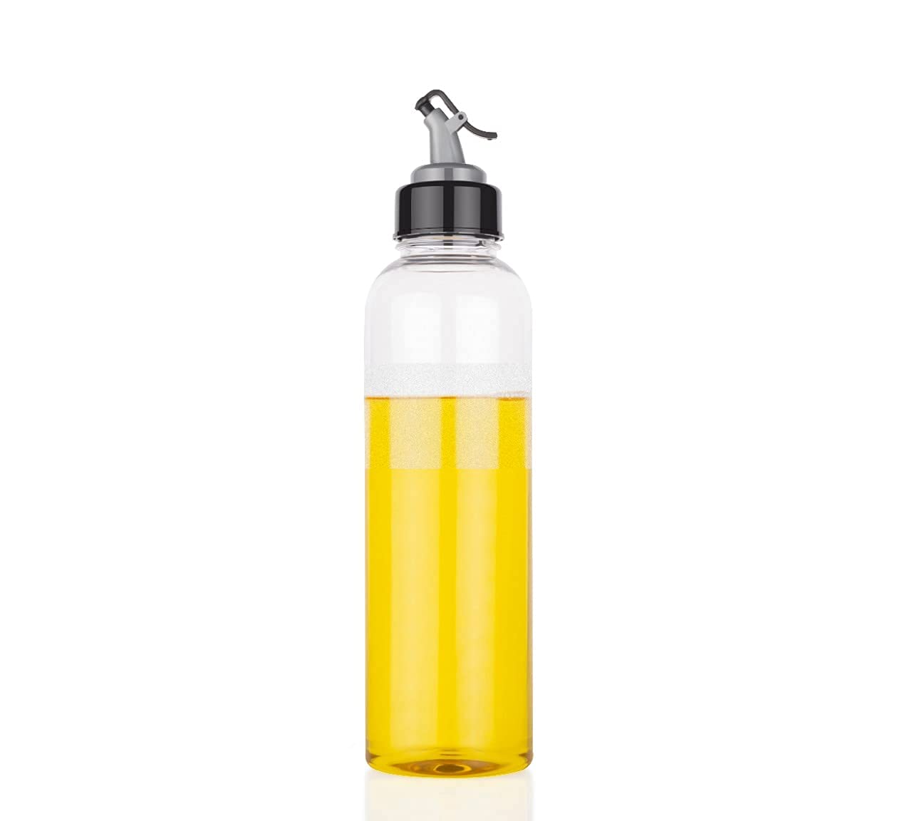 MAPPERZ Oil Dispenser Bottle, Plastic Oil Dispenser Vinegar Bottles for Kitchen with Airtight Nozzle Plug Pouring Spouts Cooking for Kitchen Easy Oil Flow Wide Lid Refill (Pack of 1)