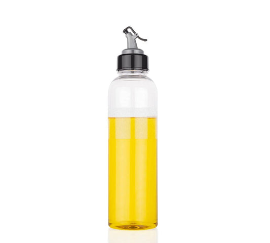 MAPPERZ Oil Dispenser Bottle, Plastic Oil Dispenser Vinegar Bottles for Kitchen with Airtight Nozzle Plug Pouring Spouts Cooking for Kitchen Easy Oil Flow Wide Lid Refill (Pack of 1)