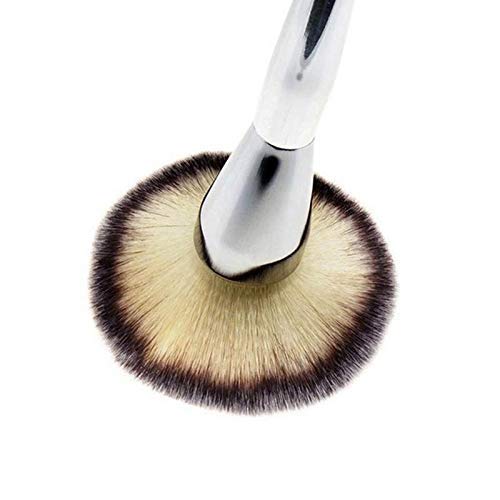 MAPPERZ 1 Pc Cosmetic Soft Bristle Makeup Face Blush Powder Makeup Powder Tool - Silver