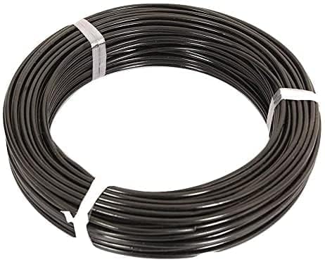 MAPPERZ PVC Coated Steel Wire Rope for Drying Clothes 10 Meter Clothesline with 2 Plastic Hooks (Pack of 1)