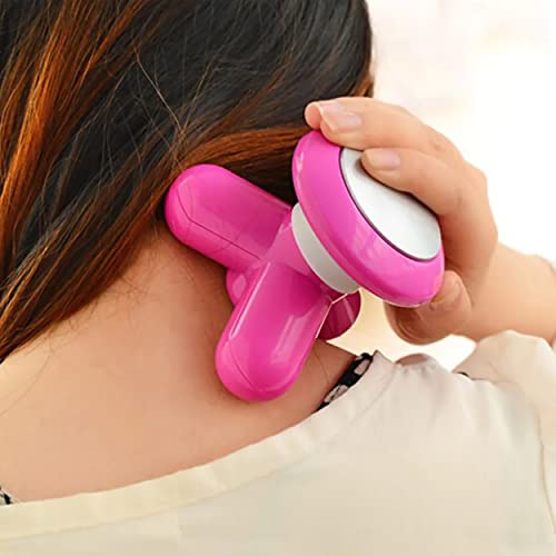 MAPPERZ Mini Vibration Battery Powered Massager for Full Body with Comfort Grip, Mini Portable Vibrating Body Massager, Random Color, Pack Of 1
