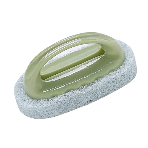 MAPPERZ Scrub Brush with Handle for Floor, Kitchen, Tile, Shower, Bathroom, Sink, Cleaning and Polishing