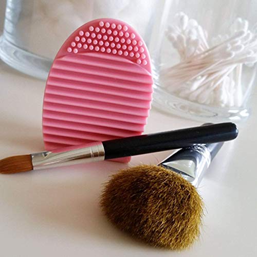 Mapperz Makeup Brush Cleaning Pad Makeup Brush Cleaner Cleaning Tool Eco-Friendly Silicone Makeup Brush Cleaner - Pink