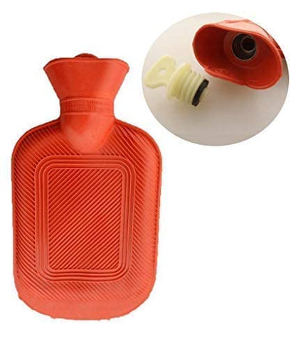 MAPPERZ Rubber Hot Water Bag/Non-Electrical Hot Water Bag For Pain Relief (Pack of 2)