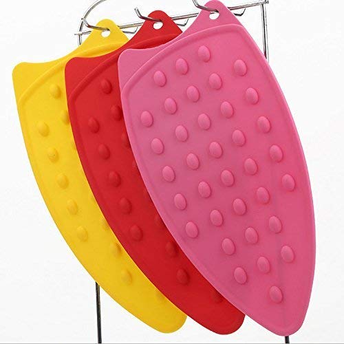 MAPPERZ Heat-resistant Silicone Iron Mat Rest Pad Flexible Waterproof Insulation Mat Ironing Board (Assorted Color)