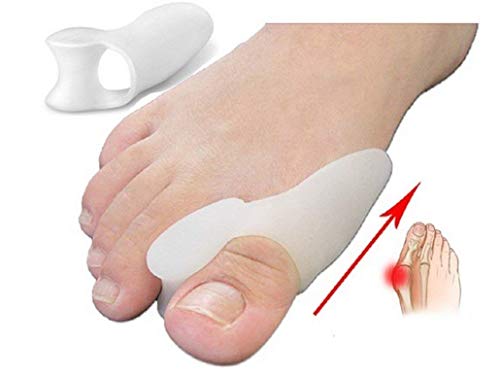 MAPPERZ Gel Big Toe Bunion Guards/Toe Spreaders Bunion Pads Big Toe Separator Cushion Straightener/Gel Toe Spacers, Protectors, Corrector - 1 Pair
