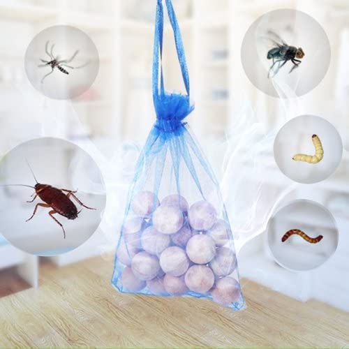 MAPPERZ Naphthalene Balls White Kapoor Goli Stain-Free Anti-Insect, Repellant Mothballs Sanitary Cubes for Commercial Use Cloth Wardrobe, Almirah, Bookshelves, & Drawers