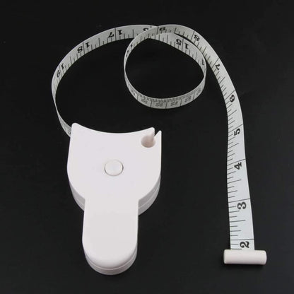 MAPPERZ Automatic Telescopic Body Measuring Tape with Lock Pin and Push Button 60 inch (150cm)