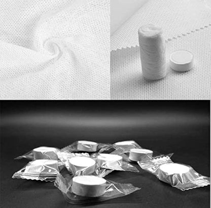 MAPPERZ Tablets Paper Towel Capsules Compressed Cloth Wipes Paper Tissue Mask for Outdoor Travel