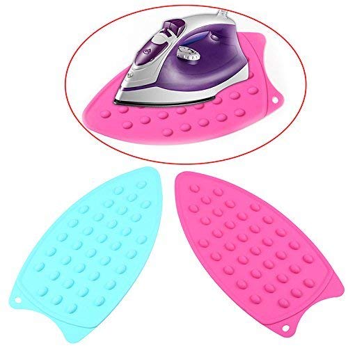 MAPPERZ Heat-resistant Silicone Iron Mat Rest Pad Flexible Waterproof Insulation Mat Ironing Board (Assorted Color)