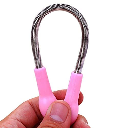 MAPPERZ Women's Facial Hair Removal Spring Epilator Face Threading Natural Beauty Tool Stick for Women Upper Lip Cheek Chin Moustache Sideburns Neck Beauty Tool (Pack of 1)