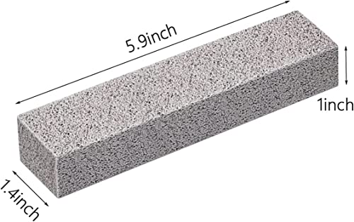 MAPPERZ Non Scratch Pumice Toilet Cleaning Stone, Removes Hardwater Stains & Rings, Calcium & Iron from Toilets, Bathtubs, Sinks, Tiles, Swimming Pools, Grill, Toilet Bowl & Rust, Pack Of 4