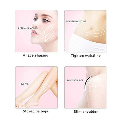 MAPPERZ Body Massager/ 3D Manual Roller Massager/ 360 Rotate Roller Face Body Massager/Skin Lifting/Wrinkle Remover and Facial Massage/Relaxation and Skin Tightening Tool/UniSex (Silver)