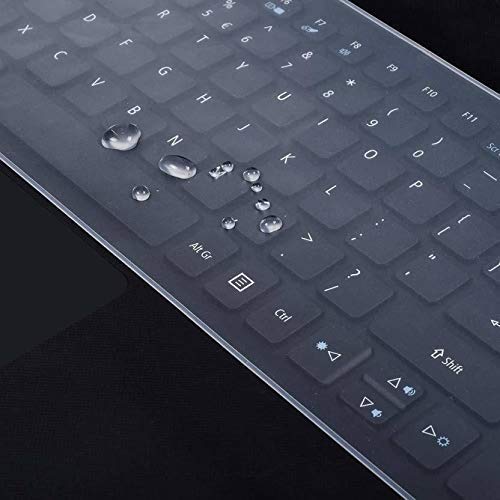 MAPPERZ Universal Silicone Keyboard Protector Skin Laptop Keyboard Skin (15.6" Keyguard)