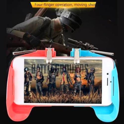 MAPPERZ GAME CNTROLLER PVC Mobile Game Controller PUBG Mobile Controller pubg Key Gaming Grip Gaming Joysticks Gamepad Trigger Control Cell Phone Game Pad Controller L1R1 Gaming Shooter (MULTICOLOR)