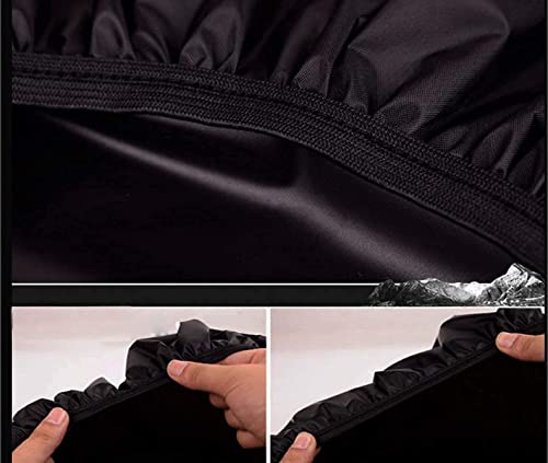 MAPPERZ Waterproof Backpack Cover with Pouch Backpack Dust and Rain Protector for School College Office and Trekking Bags (30L-35L)