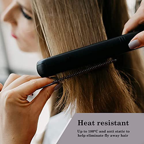 MAPPERZ Professional Multipurpose Hair Comb Set of 6 Pcs, Hairbrush Salon Styling Tools for Hair Cutting and Styling Barber Comb Kit for Men and Women Wet, Dry, Curly and Straight Hair, Black Color