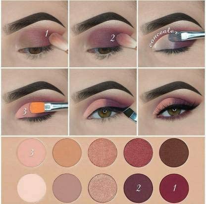 MAPPERZ Color Board Eyeshadow Palette Eye Shadow Makeup Highlighters Kit High Pigmented Professional Make up Matte and Shimmer Shades- 60 Colors