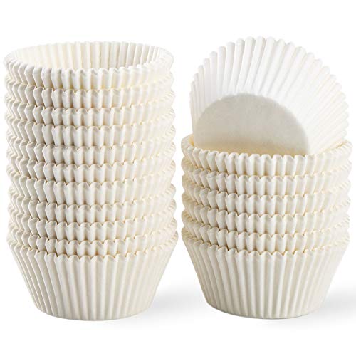 MAPPERZ Standard Muffin Baking Cupcake Mould Liners, No Smell Odorless, Food Grade & Greaseproof Baking Cups Paper, Unbleached Paper, for Wedding, Birthday, Baby Shower, Random Color, Pack of 10