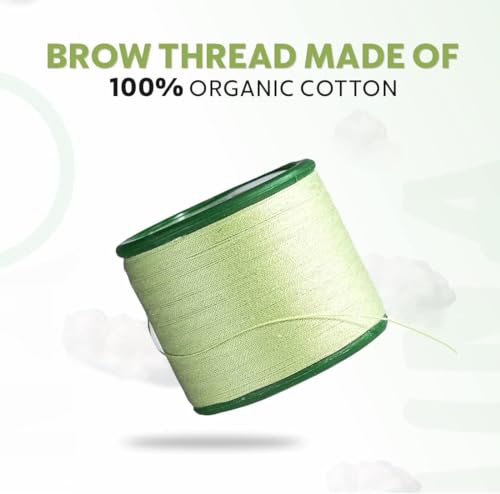 MAPPERZ THREADING THREAD Organic Eyebrow Hair Remover Cotton Threading Facial Hair Remover eyebrow makeup acial dermaplaning hair removal epilator tool (RANDOM)