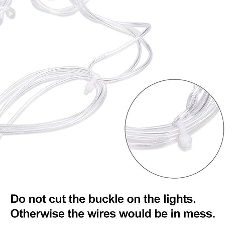 MAPPERZ Led Serial String Lights for Home Decore Copper Wire 12 Stars 138 led Lights for Birthday Festive Decore