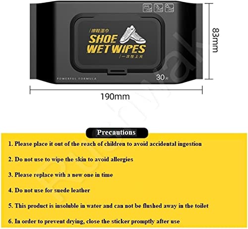 MAPPERZ Shoes Wipes Instant Shoe Cleaner Wipes Quick Sneaker Dirt Remover Disposable Cleaning Kit