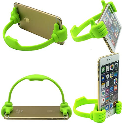 MAPPERZ OK Mobile Stand/Hand Shaped Fun Mobile Cell Phone Stand for Desk Table Mobile Holder - Multicolor