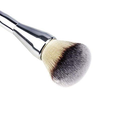 MAPPERZ 1 Pc Cosmetic Soft Bristle Makeup Face Blush Powder Makeup Powder Tool - Silver