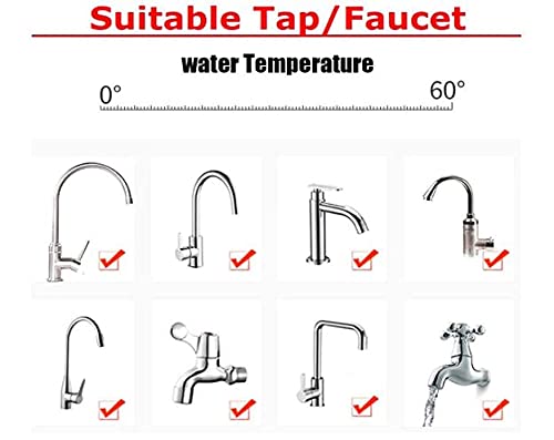 MAPPERZ Water-Saving Faucet Flexible Anti Splash Movable Sink Faucet Expandable Water Tap Shower Head Rotatable Nozzle Adapter Kitchen Tap