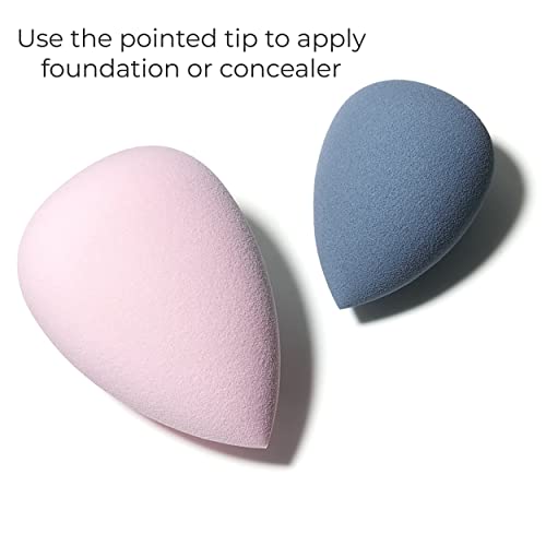 MAPPERZ Makeup Sponge Set, Foundation Blending Beauty Sponge, Flawless for Liquid, Cream, and Powder