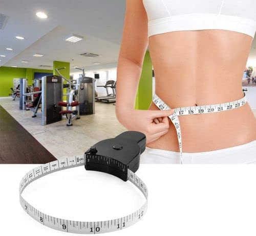 MAPPERZ Automatic Telescopic Body Measuring Tape with Lock Pin and Push Button 60 inch (150cm)