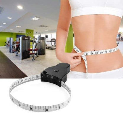 MAPPERZ Automatic Telescopic Body Measuring Tape with Lock Pin and Push Button 60 inch (150cm)