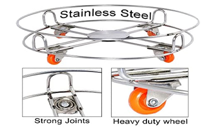 MAPPERZ LPG Cylinder Trolley Stand for Gas Cylinder