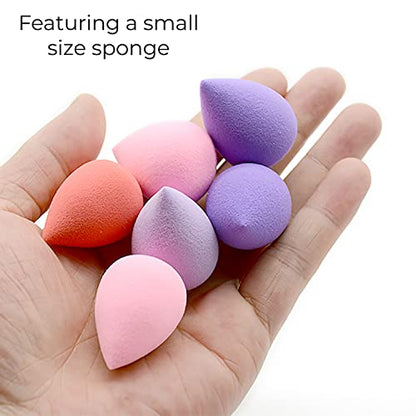 MAPPERZ Makeup Sponge Set, Foundation Blending Beauty Sponge, Flawless for Liquid, Cream, and Powder, Small Size, Pack Of 3