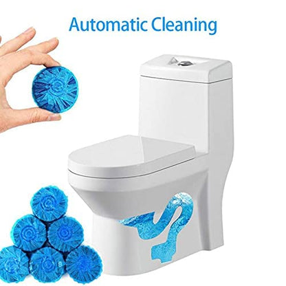 MAPPERZ Automatic Toilet Bowl Cleaner Flush Tank Tablets Stain Remover Bathroom(Color- Blue)